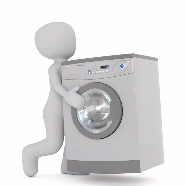 washing machine, white male, 3d model