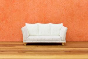 sofa, couch, wall